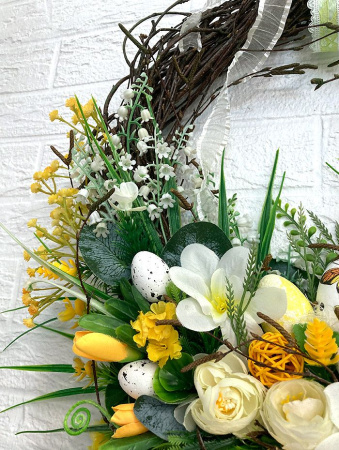 Венок пасхальный "Берёзовый"